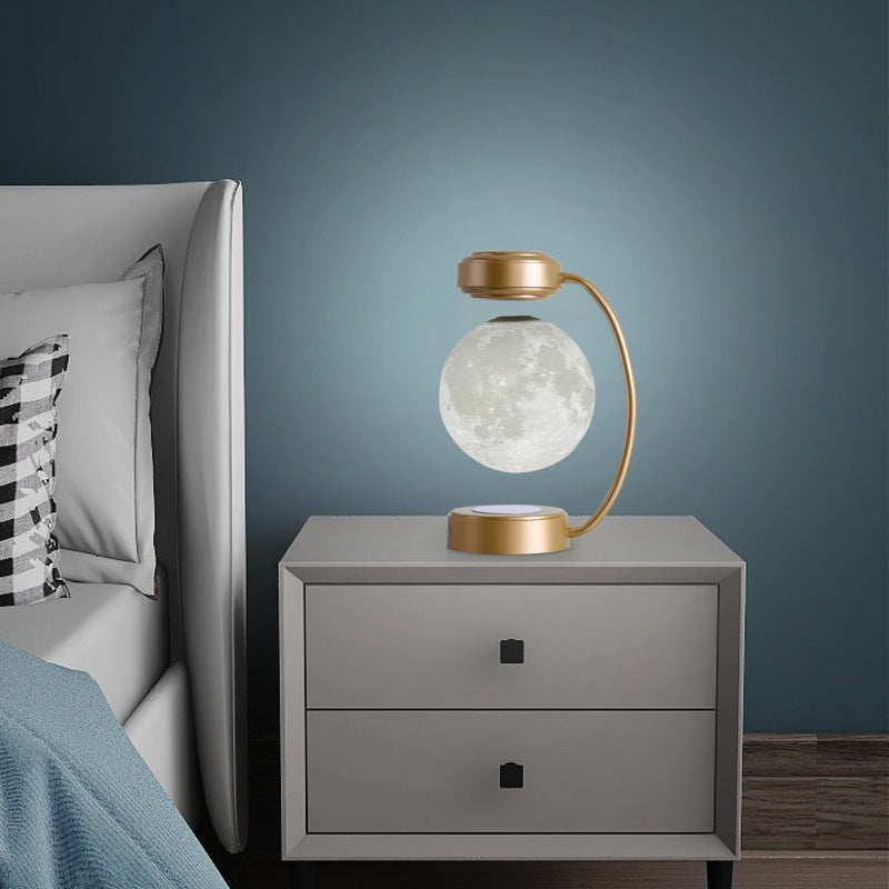 Floating Sphere™ Magnetic Moon Lamp