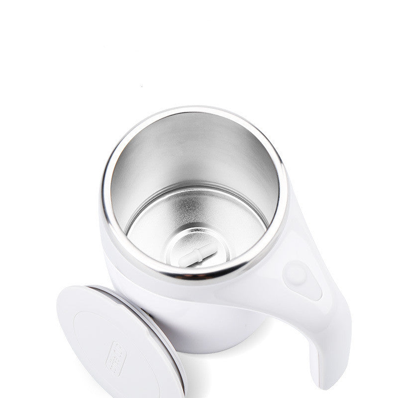Rechargeable Automatic Stirring Coffee Cup — Lazy Milkshake & Magnetic Mixer