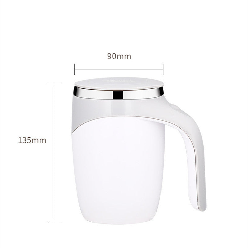 Rechargeable Automatic Stirring Coffee Cup — Lazy Milkshake & Magnetic Mixer