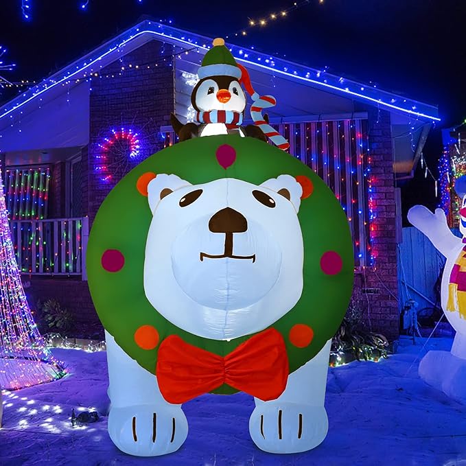 Polar Bear Decorations Outdoor Christmas