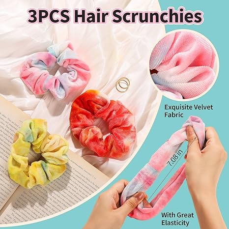 Make Up Headbands, with Hair Scrunchies, Christmas Gifts for Teens, Girls