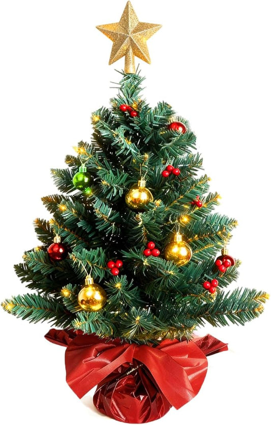 Christmas Tree, Artificial Mini Xmas Pine Tree.