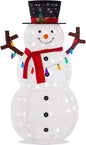 Lighted Pop-Up Snowman, Large White