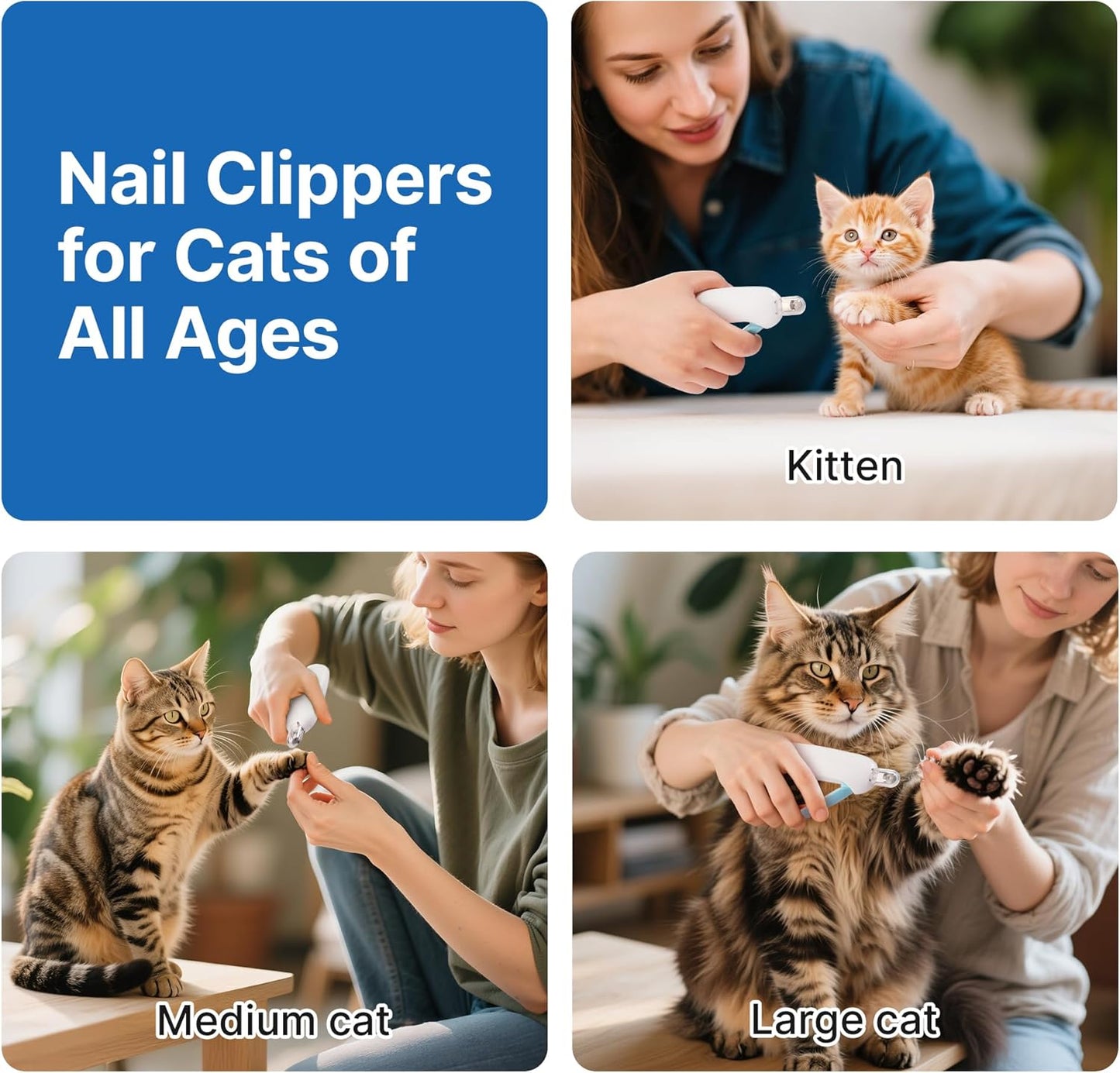 PawsyClip™ by MTZ - Cat Nail Scissors With Gravity Push Technology