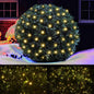 Green Wire Net Christmas Lights for Mesh Shrub Tree Decor