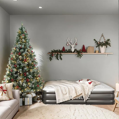 Christmas Tree with Lights 6ft - Premium Artificial Christmas Tree