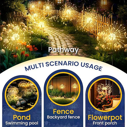 Garden Decor Solar Garden Lights for Christmas