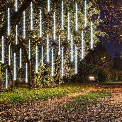 Meteor Shower Rain Lights Christmas Decorations